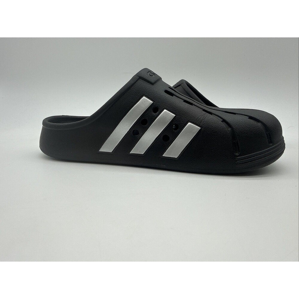 Adidas Adilette GZ5886  Unisex Black Round Toe Slip-On Clogs Size 5M, 6W - Picture 3 of 13